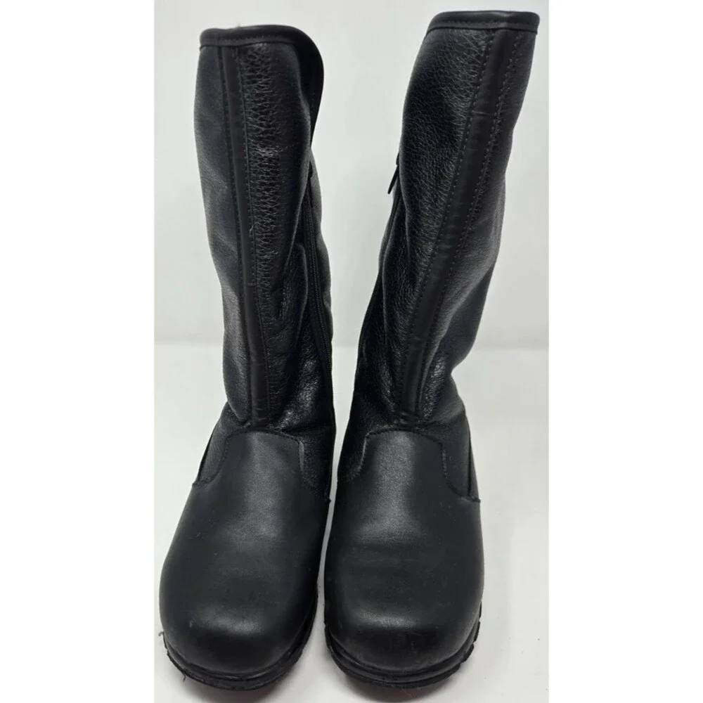 TOE WARMERS WOMEN'S T08668 SHELTER BLACK WATERPROOF MID-CALF BOOTS SIZE 7WW